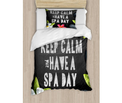 Keep Calm Have a Spa Day Duvet Cover Set