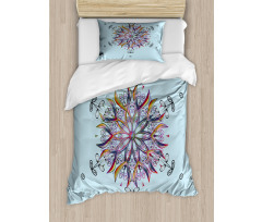 Doodle Motif Duvet Cover Set