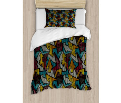 Abstract Urban Design Duvet Cover Set