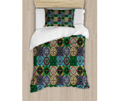 Traditional Vibrant Duvet Cover Set