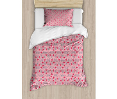 Hearts and Swirls Duvet Cover Set