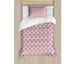 Sakura Branches Bloom Duvet Cover Set