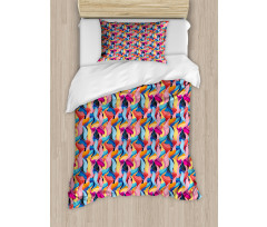 Abstract Unusual Waves Duvet Cover Set