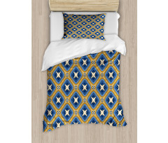 Vintage Tile Art Duvet Cover Set