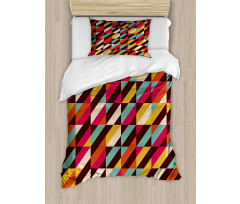 Parallel Bars Triangle Duvet Cover Set