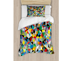 Geometric Mosaic Motif Duvet Cover Set