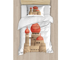 Fantasy Castle Cartoon Duvet Cover Set