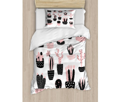 Succulent Pots Duvet Cover Set