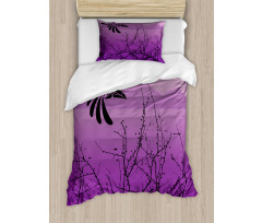 Hornbill Silhouette Duvet Cover Set