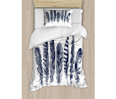 Tribal Sketch Motifs Duvet Cover Set