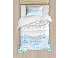 Abstract Seascape Duvet Cover Set