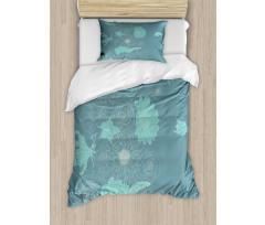 Exotic Blossoms Duvet Cover Set