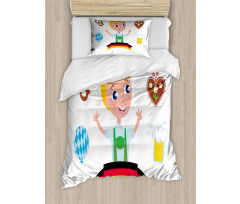 Bavarian Boy Oktoberfest Duvet Cover Set