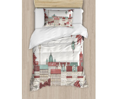 Autumn Season in Berlin Duvet Cover Set