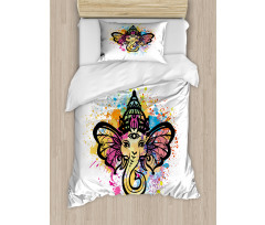 Mandala Animal Portraits Duvet Cover Set