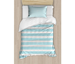 Striped and Grunge Brush Duvet Cover Set