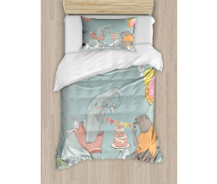 Elephant Hares Duvet Cover Set