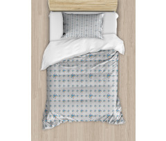 Chaotic Simple Motifs Duvet Cover Set