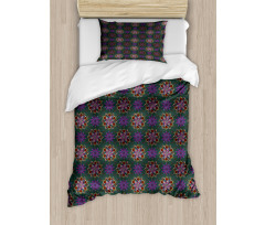 Colorful Abstract Curve Duvet Cover Set