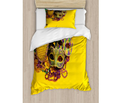 Venetian Mask Design Duvet Cover Set