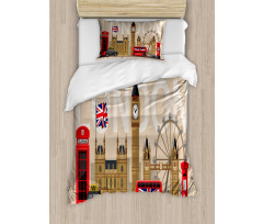Britain Landmarks Duvet Cover Set