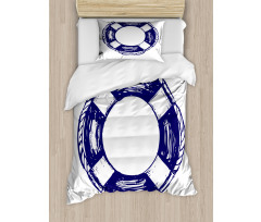 Sketch Life Buoy Duvet Cover Set