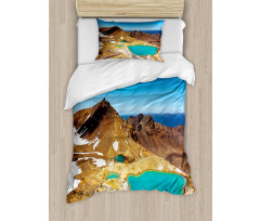 Emerald Lakes Photo Duvet Cover Set