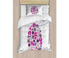 Holiday Flowers Duvet Cover Set