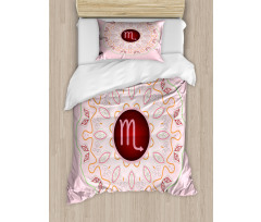 Mandala in Pink Duvet Cover Set