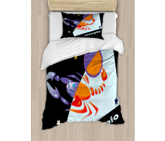 Retro Abstract Duvet Cover Set