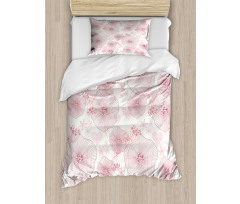 Blooms of a Romantic Spring Duvet Cover Set