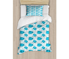 Raining Clouds Duvet Cover Set