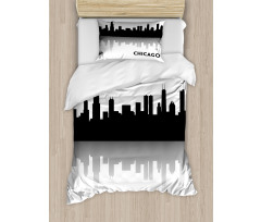 Downtown Skyscapers Duvet Cover Set