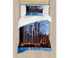 Big City Sunset Duvet Cover Set