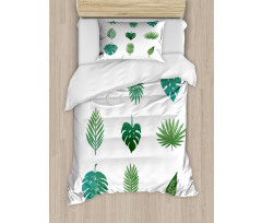 Tropical Tree Foliage Duvet Cover Set