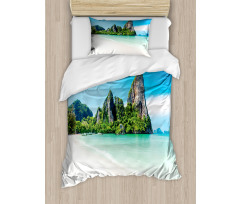 Beach Limestone Rocks Duvet Cover Set