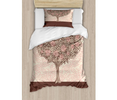 Flourishing Tree Branch Duvet Cover Set