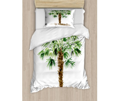 Hawaiian Palm Tree Duvet Cover Set