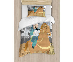 Historic Design Duvet Cover Set