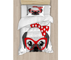 Pin up Retro Female Pet Duvet Cover Set