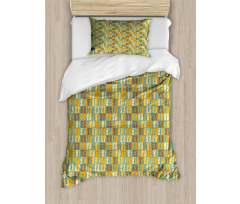 Flip Flops Vintage Summer Duvet Cover Set