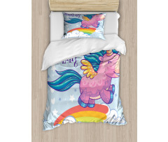 Pony in the Sky Duvet Cover Set