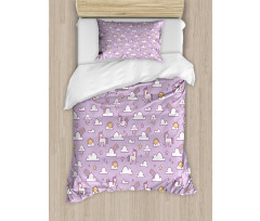 Rainbow Animals Duvet Cover Set