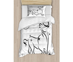 Animals Horoscope Duvet Cover Set