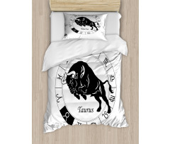 Mythical Ox Signs Duvet Cover Set