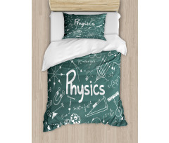 Physics and Math School Duvet Cover Set