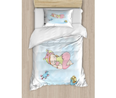 Cartoon Girl Toys Duvet Cover Set