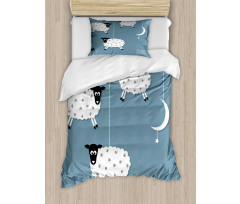 Sheep Moon Star Duvet Cover Set