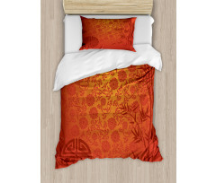 Traditional Nature Art Duvet Cover Set