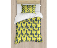 Abstract Characters Duvet Cover Set